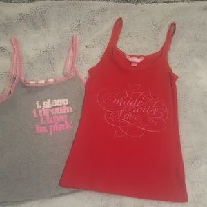 2 Victoria Secret tank tops